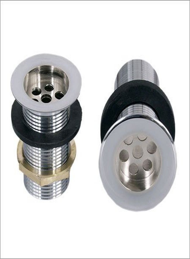 SHRUTI 1803 Brass Heavy Duty Full Thread Wash Basin Waste Coupling (Metallic) - Image 3
